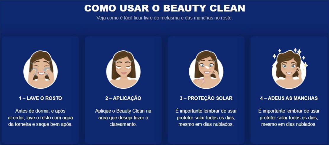 beauty clean como usar