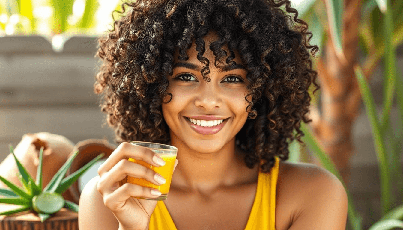 vitamina para crescer cabelo cacheado com frizz