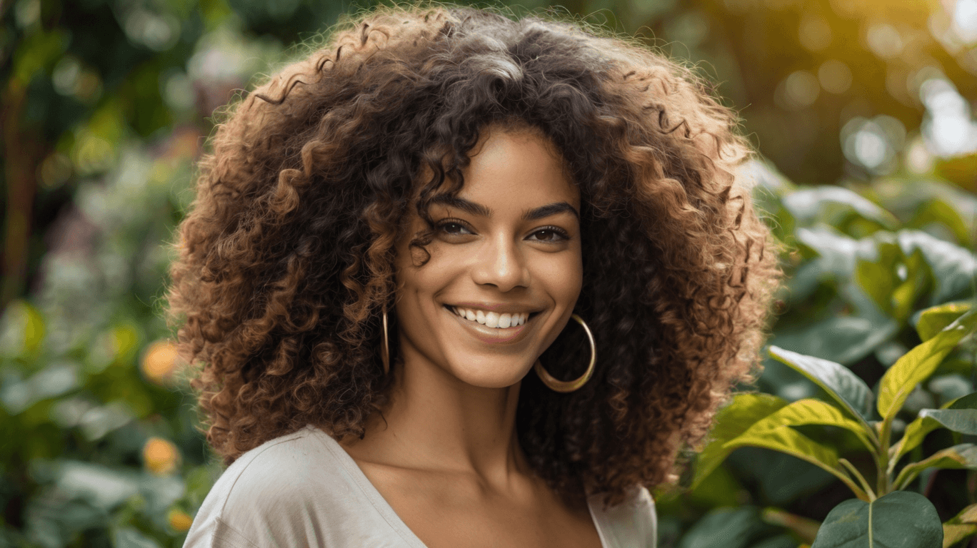 vitamina para crescer cabelo cacheado durante a transição capilar