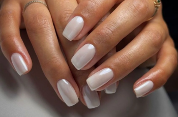 unhas elegantes curtas para o trabalho