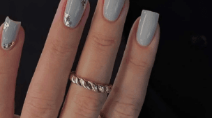 unhas elegantes curtas para festas