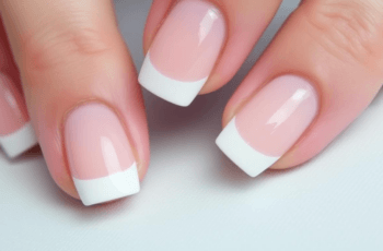 unhas elegantes curtas francesinhas