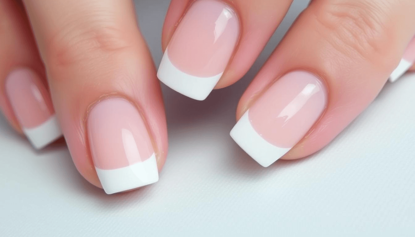 unhas elegantes curtas francesinhas