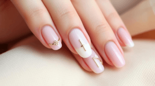 unhas elegantes curtas para formatura