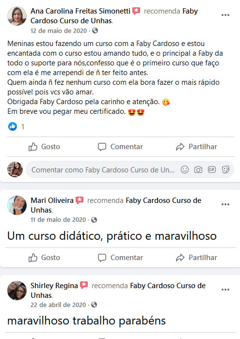 curso de manicure faby cardoso dá resultado depoimentos